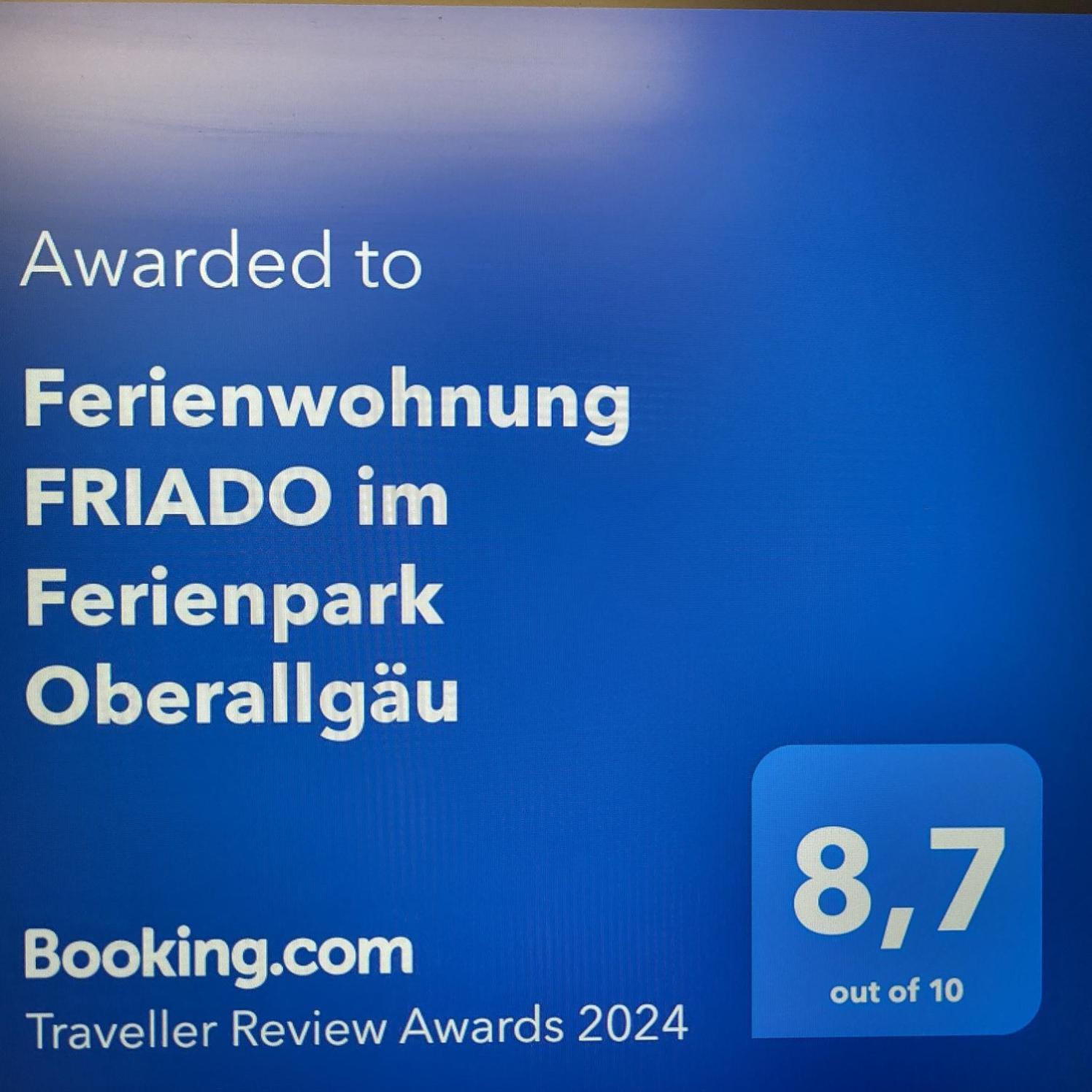 מיסן-וילהאמס Fewo Friado Im Ferienpark Oa - Ohne Zusatzkosten Nach Anreise - Mit Hallenbad, W-Lan, Pkw-Garage, Kurtaxe Mit Allgaeu-Walser-Pass, Bett- Und Handtuch-Waesche Sowie End-Reinigung מראה חיצוני תמונה